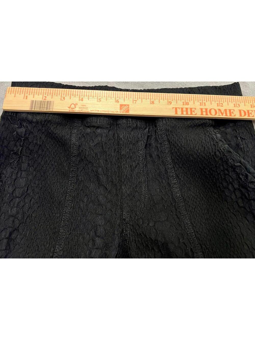 XCVI Kamala Textured Snakeskin Cargo Leggings Black Lagenlook Boho Utility XS - Picture 8 of 9